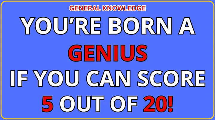 IF YOU CAN SOLVE 5 QUESTIONS CORRECTLY, YOU’RE A GENIUS | TEST YOUR IQ NOW