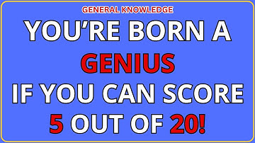 IF YOU CAN SOLVE 5 QUESTIONS CORRECTLY, YOU’RE A GENIUS | TEST YOUR IQ NOW