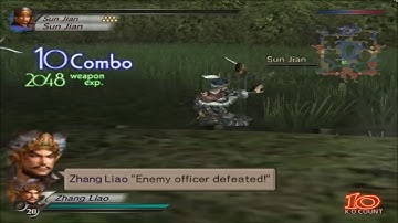 Zhang Liao - Battle of He Fei (Wei side) - Dynasty Warriors 4 Hard Mode