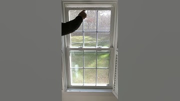 Easy Way To Close Top Sash Window WITHOUT A LADDER - #1 CAUSE OF Cold Air / Draft from Windows
