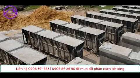 Dải Phân Cách Bê Tông Đúc Sẵn | Minh Quân MQB