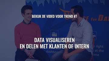 #7 - Data visualiseren en delen met klanten of intern - Dropsolid Trendrapport 2019