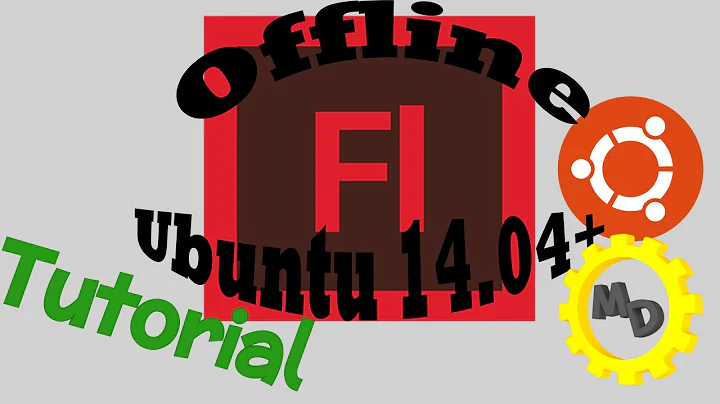 How to run offline flash files in ubuntu 14.04+