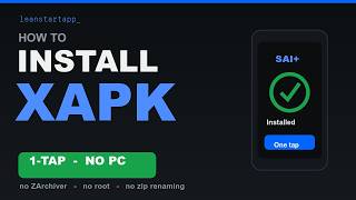 How to Install XAPK & APKS Files on Android (One Tap, No PC) screenshot 2