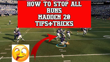 HOW TO STOP ALL RUN PLAYS IN MADDEN 20- MADDEN 20 BEST RUN DEFENSE