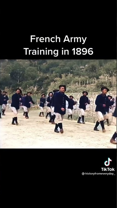 French army Training in 1896 #army #shorts #french #memes
