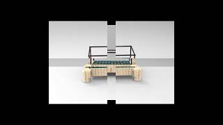 Traditional Wooden Khat #mayamodeling #3dcompositing