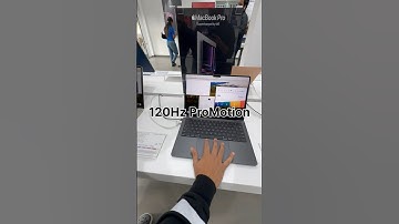 60Hz Vs. 120Hz ProMotion MacBook Pro 💻 #apple #macbookpro #tech #youtubeshorts #shorts