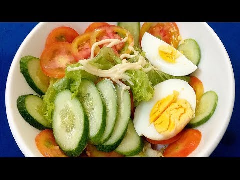 Video: Cách Làm Salad Lưỡi Trứng Với Bánh Trứng