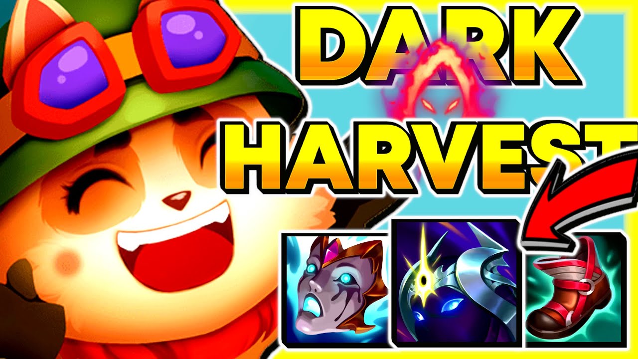 TEEMO vs CHOGATH TOP -  DARK HARVEST BUILD TEEMO TOP...   #teemo #leagueoflegends #389