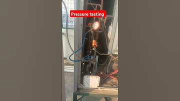Pressure testing#testing #acmaintenance #trending #acservicing #airconditioningsystem #short