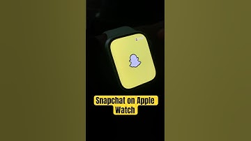 Snapchat on Apple Watch 🔥🤔 #apple #applewatch #applewatchseries8 #applewatchultra #snapchat #stuck