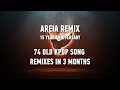 Areia Remix 15th Anniversary - 74 OLD KPOP SONG REMIXES IN 3 MONTHS!