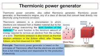 Direct Energy Conversion Systems | Lecture 5