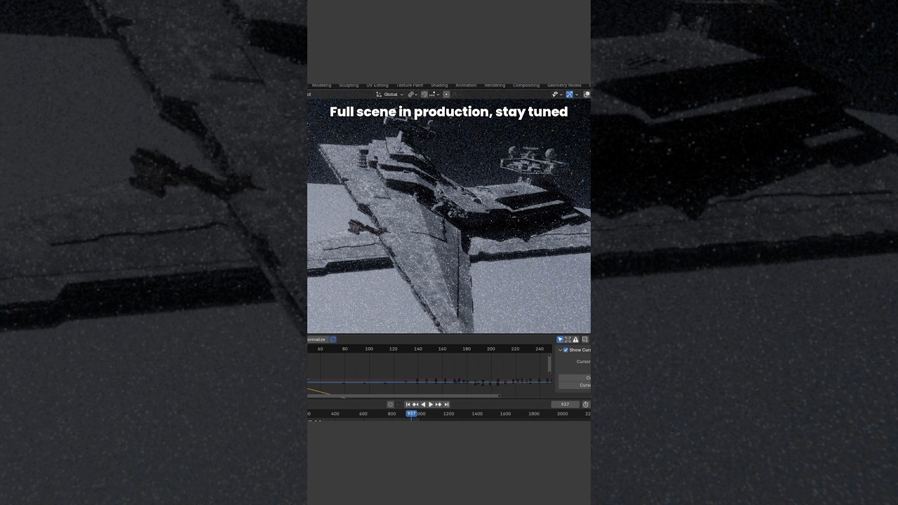 Recreation of a Rogue One (Star Wars) Scene – Progress in Blender