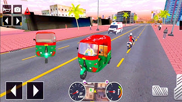Tuk Tuk auto rickshaw driver 3D game - 287 auto rickshaw driving game - Android iOS Gameplay