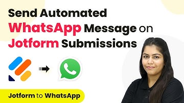 How to Send Automated WhatsApp Message on Jotform Submissions | Jotform to WhatsApp Cloud API