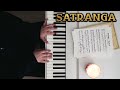 Satranga  animal epic piano solo by hasit nanda