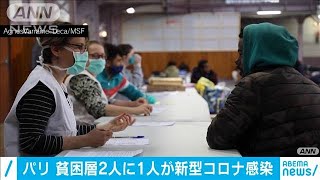 仏パリ周辺の貧困層　2人に1人が新型コロナ感染(2020年10月7日)