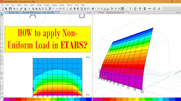 How to apply non uniform load in etabs | triangular load on wall