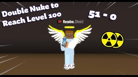 51 - 0 Double Nuke to Reach Level 100 | Krunker Famas 51 Kill Streak Gameplay | Resolve