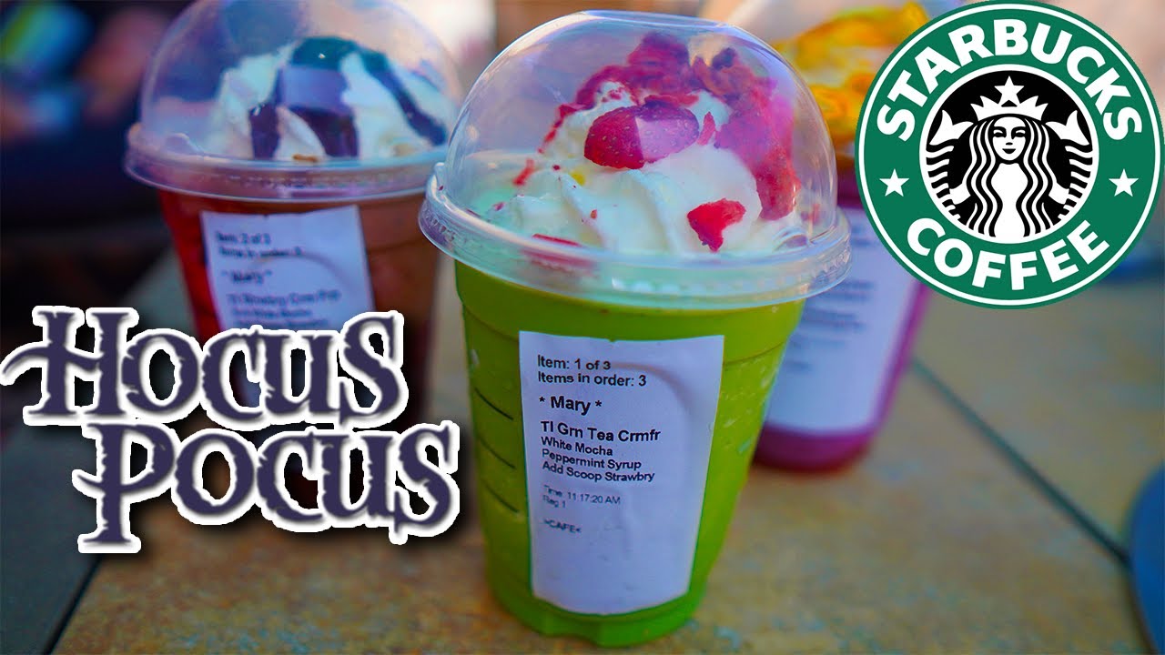 Starbucks Hocus Pocus drinks from the SECRET MENU! 