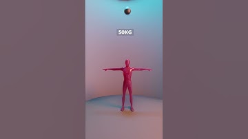 How much weight can you stand:) #fyp  #blender #blender3d #simulation #relax #asmr