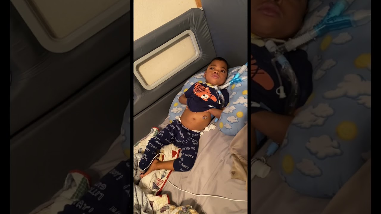 Taking care of two trached /vented babies at the same time! watch more videos by subscribing