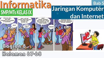 informatika kelas 9 bab 5 Jaringan Komputer dan Internet JKI  bag 8 hal 67 68