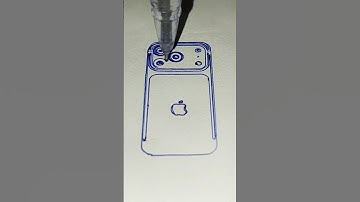 iphone 17 back design drawing using CNC plotter #apple #iphone #17 #satisfyingvideo