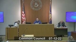 City Of Ripon Common Council Meeting 7-12-22