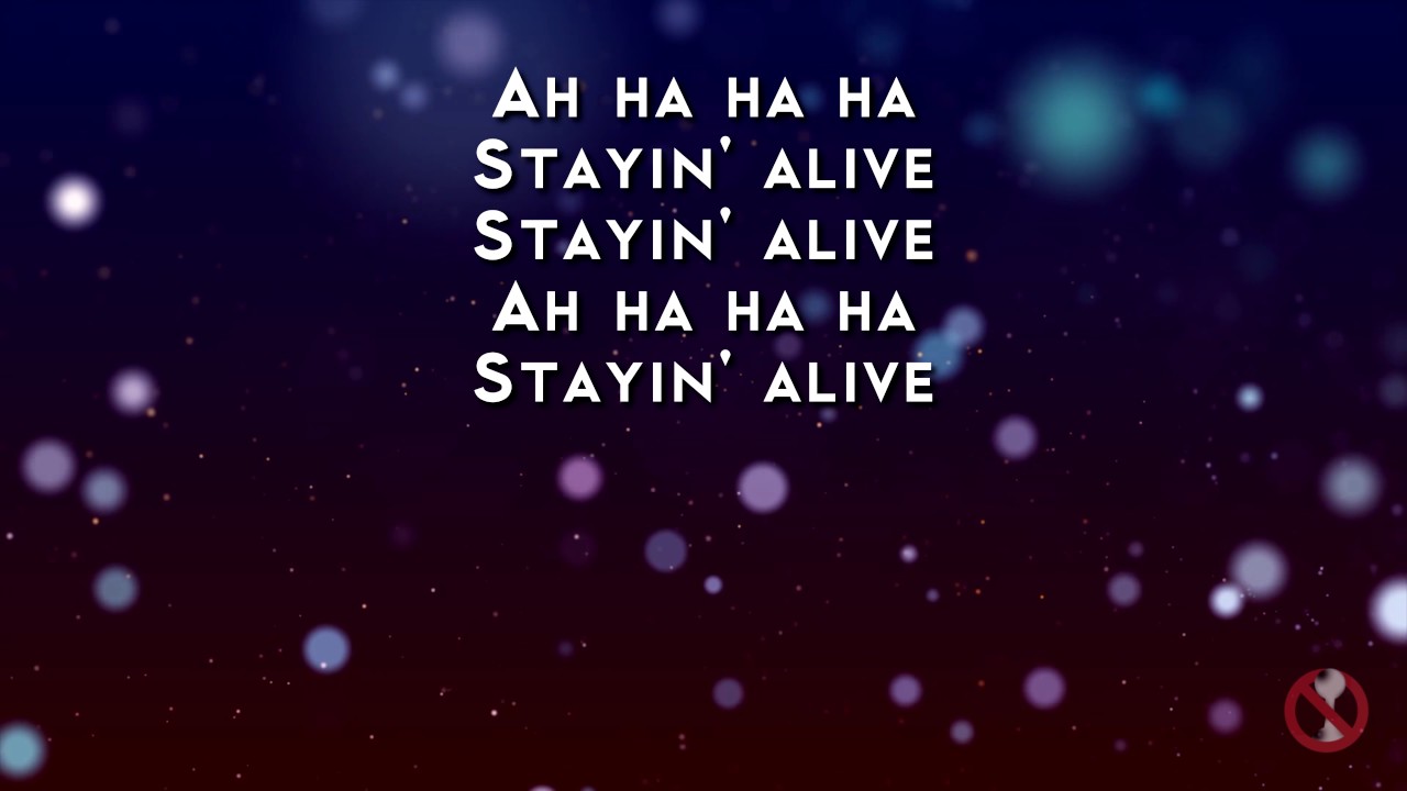 Stayin Alive Lyrics. Staying Alive текст. Bee Gees - stay in Alive.