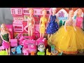 13 Minutes Satisfying with Unboxing Pink Barbie Princess Kitchen & House Set Toys Review | ASMR
