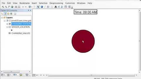 Animating Point Sensors (Stationary Events) in Arcmap