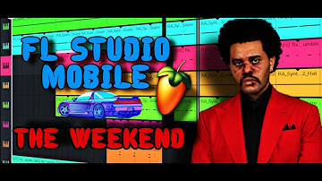 How to make an 80s Beat for The Weeknd | Fl Studio Mobile