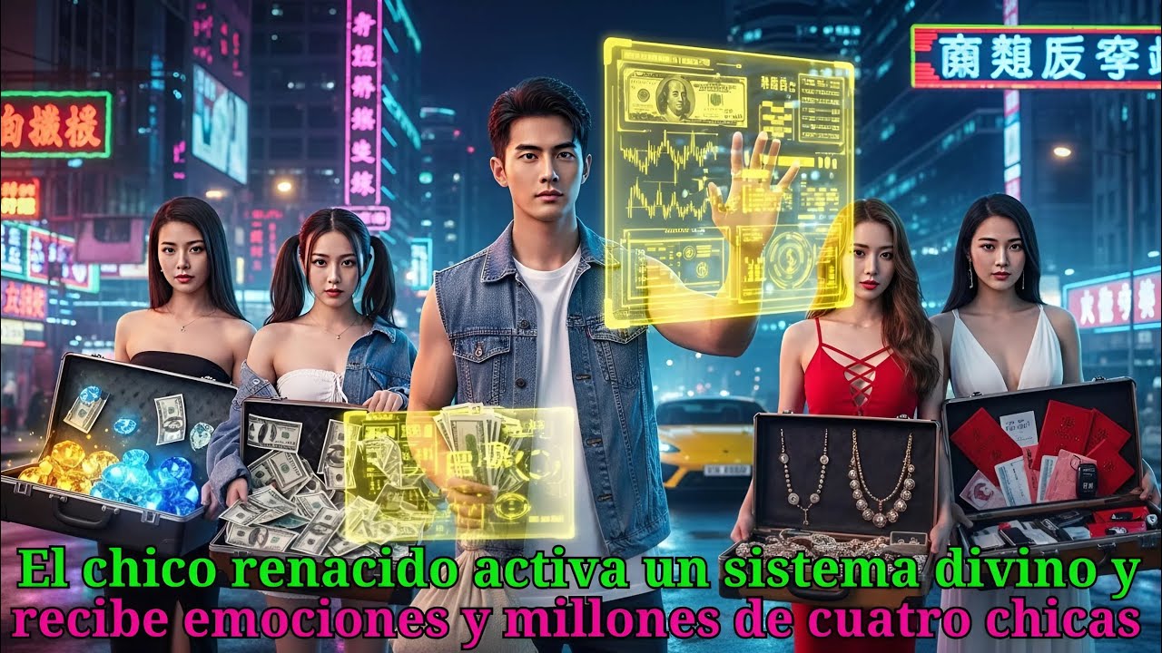 El chico renacido activa un sistema divino y recibe emociones y millones de cuatro chicas