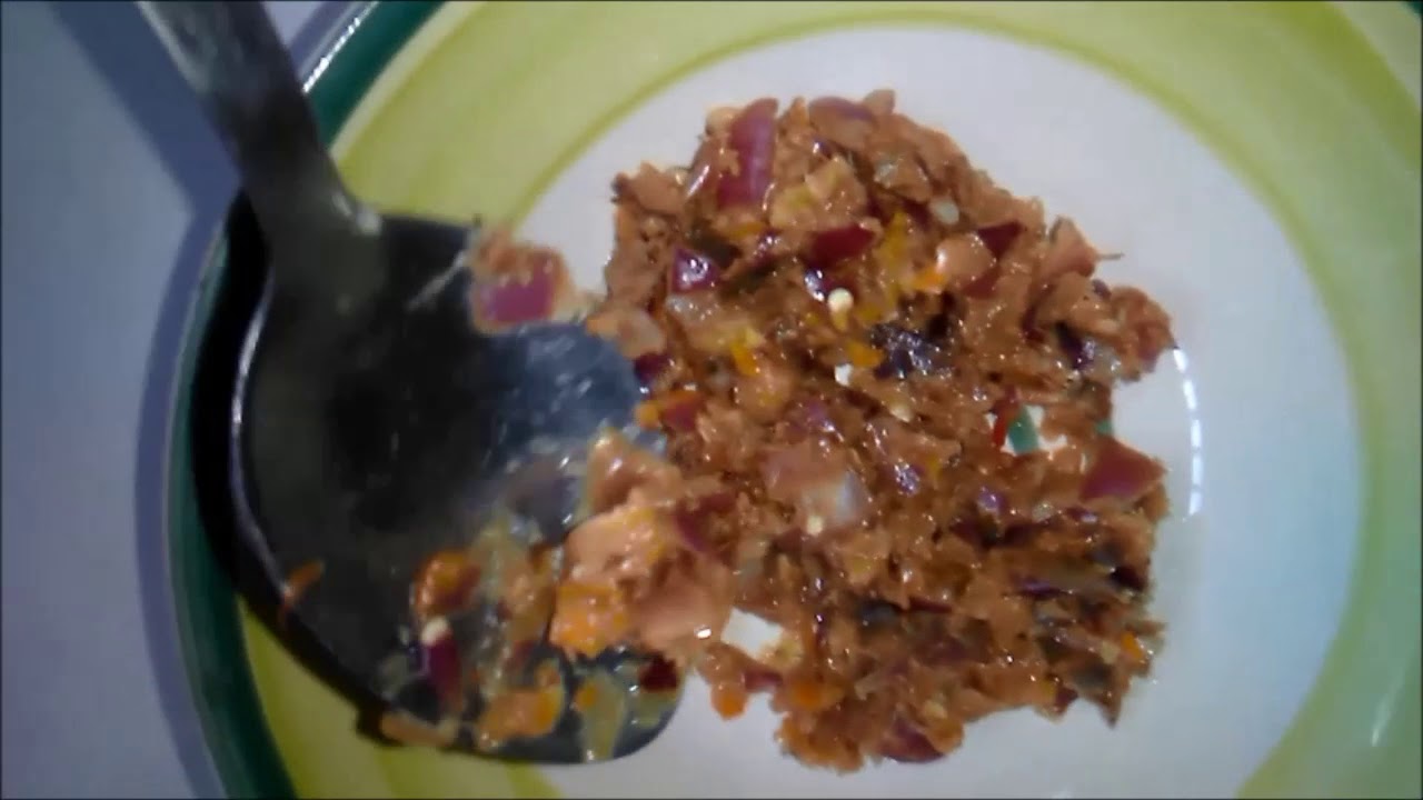 How to prepare sauce for garden egg leaf YouTube