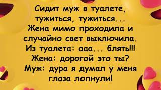 Сидит мужик в туалете, тужиться... Анекдот дня, Юмор, Анекдоты