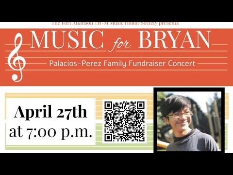 Music for Bryan: Palacios-Perez family fundraiser concert (Update: the event raised $4,035 for Bryan's family.) 