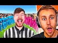 Reacting To 100 Girls Vs 100 Boys For $500,000