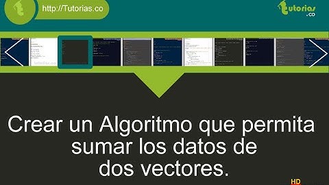 arreglos – pseudocodigo (suma de vectores)