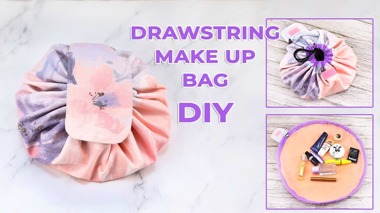 drawstring makeup bag