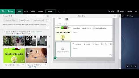 Tips for Sway - In my classroom:  Insert images in Group effect “Slideshow”.