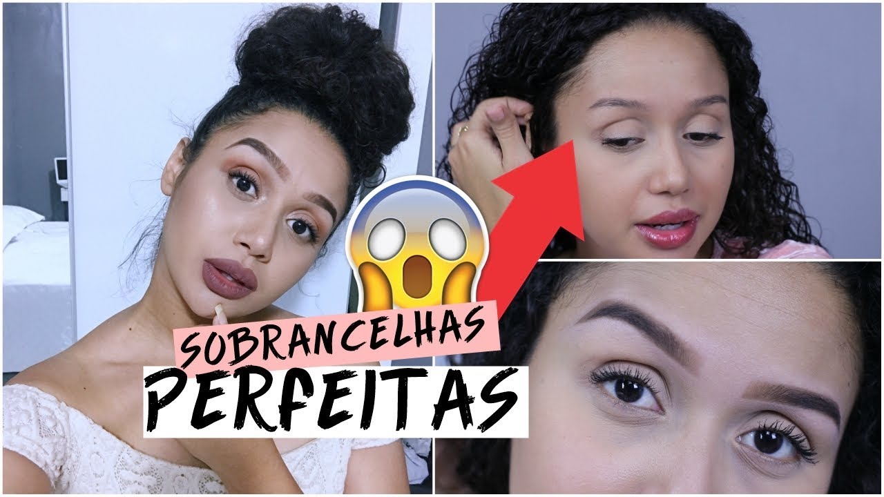 COMO TER SOBRANCELHAS PERFEITAS EM CASA!! | Vandressa Ribeiro