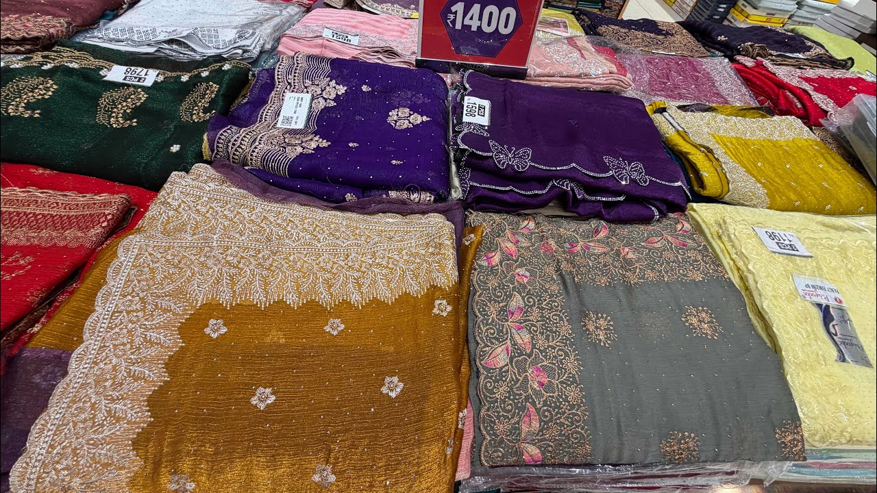 Chennai Shopping mall latest sarees ||fancy Sarees |pattu Sarees ||Chennai Shopping mall hyderabad