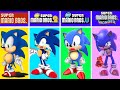 Evolution of Sonic Dying and Game Over Screens in Super Mario Games (1985-2024)