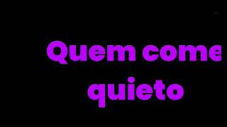 Mc Kevin e Mc trope - Quem come quieto (Lyric video/animação)