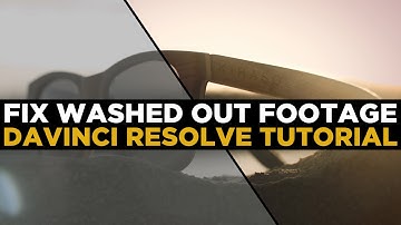 How to fix a washed out shot - Davinci Resolve 12.5 Tutorial