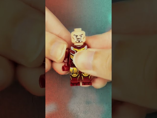 ASMR: Building Iron Man Mark 50 Minifigure 🧱✨ | No Talking