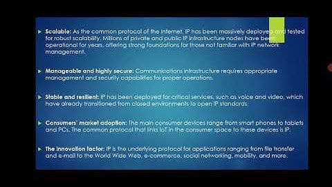 Ip as IoT Network Layer/ MOD3/ IoT